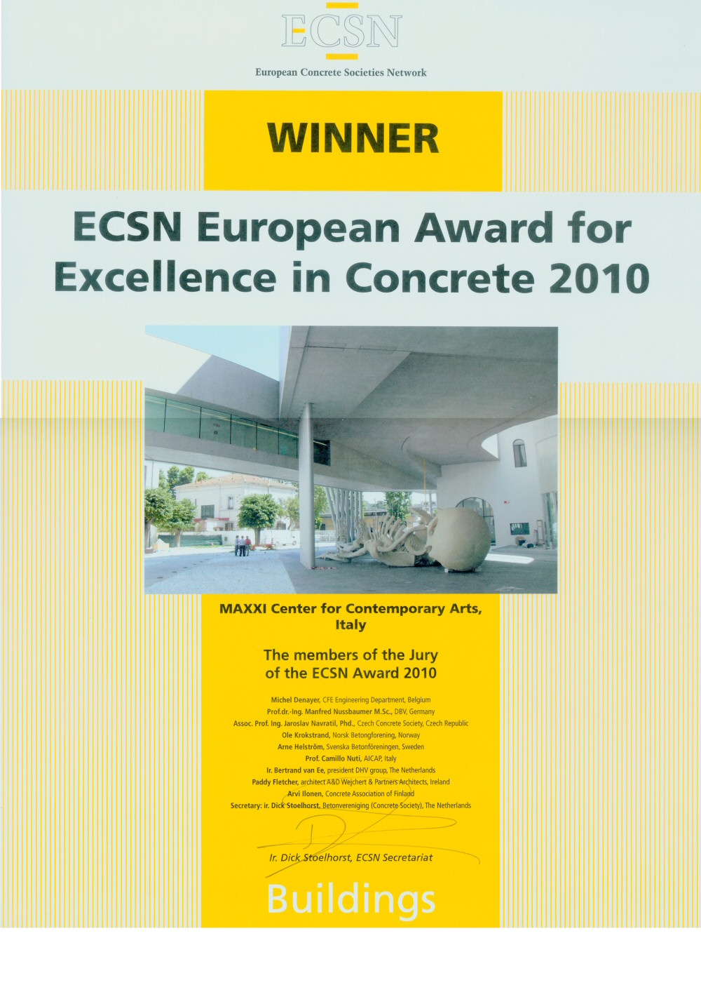 ESCN 2010 Award